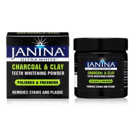 Janina Charcoal And Clay Teeth Whitening Powder 40g