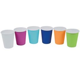 Medibase 180ml Paper Cups Assorted Colours Pack Of 2000