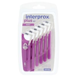 Interprox Plus Interproximal Brush Maxi - Purple 0.9mm - Pack Of 6