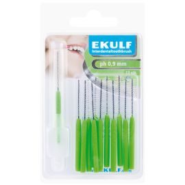 Ekulf Ph 0.9mm Max 722 Interdentals Toothbrush - Green - 12 Brush Per Pack