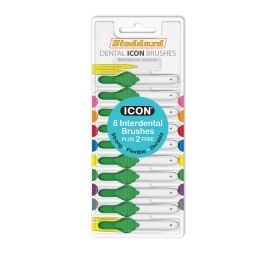 Stoddard Icon Green Standard Interdental Brush - 8 Brush Plus 2 Free Brush In 1 Pack