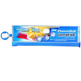 Fluoridine Travel Kit - Toothbrush And 20ml Paste