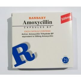 Amoxicillin Capsules 500mg - 21 Capsules