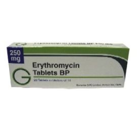 Erythromycin Tablets 250mg 28's