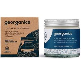 Georganics Natural Peppermint Whitening Toothpowder 60ml