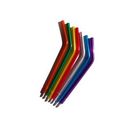 DHB Disposable 3 Way Rainbow Syringe Tips - Pack Of 200