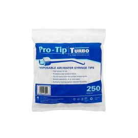 Pro -Tip Turbo Air + Water Disposable Syringe Tips - Pack Of 250