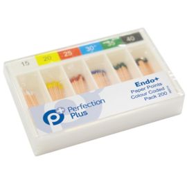 Perfection Plus Endo+ Paper Points Colour Coded ISO Size 50 Pack Of 200