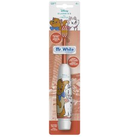 Mr.White Kids Aristocats Battery-Powered Soft Toothbrush - 4+ Yearrs