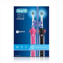 Oral-B Pro 2 2900 CrossAction Electric Rechargeable Toothbrushes - Duo Pack