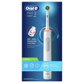 Oral-B Pro 3 3000 White Cross Action Toothbrush