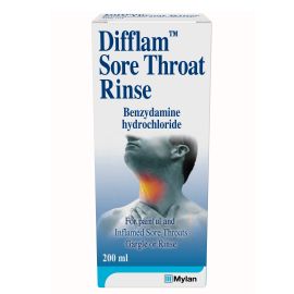 Mylan Difflam Sore Throat Oral Rinse 200ml