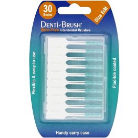 Denti-Brush Wire-free Interdental Brush- 30 Brushes Per Pack