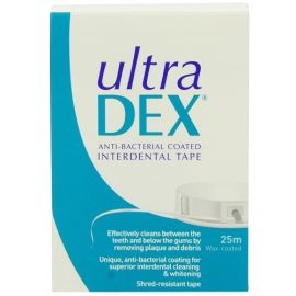 UltraDEX Anti-Bacterial Coated Interdental Tape - 25m