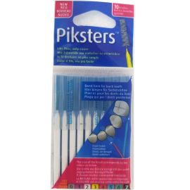 Piksters Interdental Brush - Size 2 White 0.55mm - 10 Brushes Per Pack