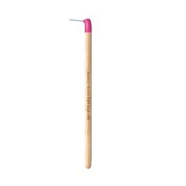 Piksters Bamboo Angled Interdental Brush - Size 00 Pink 0.60mm - 6 Brushes Per Pack