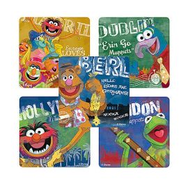 Shermans The Muppets Most Wanted Stickers - 100 Per Pack
