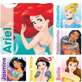 Shermans Disney Princess Portrait Stickers - 100 Per Pack