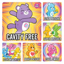 Sherman Specialty Care Bears Dental Stickers - Pack of 100