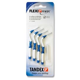 Tandex Flexi Max Interdental Ocean Blue 0.8mm - 1 Pack Of 4 Brushes