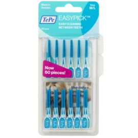 TePe EasyPick Interdental Brush Blue Size Medium/Large - 60 Brushes Per Pack
