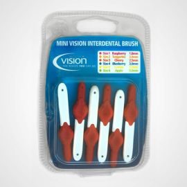 Mini Vision Cherry 2.5mm Brush - Pack of 6 Brushes