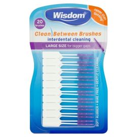 Wisdom Clean Between Interdentals Brush Large - Mauve (Purple)