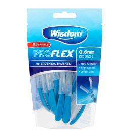 Wisdom Pro Flex Interdental 0.60mm Blue 25 Pack