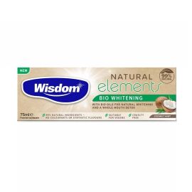 Wisdom Natural Elements Bio Whitening Coconut Oil Toothpaste 75ml