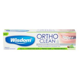 Wisdom Ortho Clean Fluoride Toothpaste 100ml