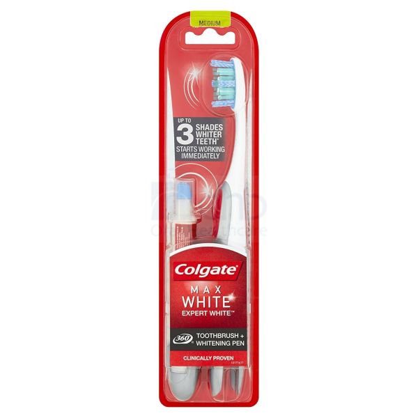 Colgate Max White Expert Toothbrush Whitening And Pen - Wholesale